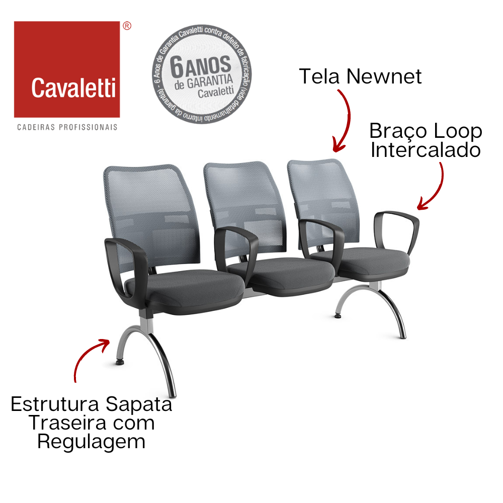 Cavaletti NewNet - Longarina Executiva